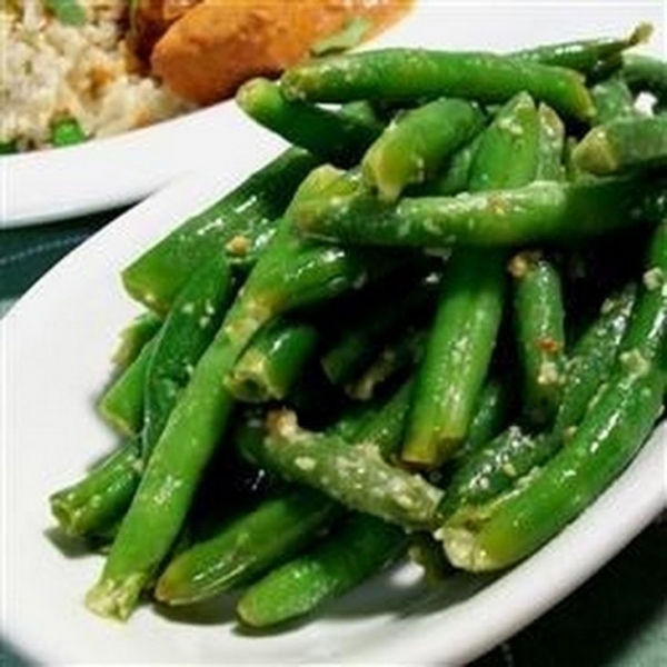 Пряная индийская зеленая фасоль (Гуджарати)