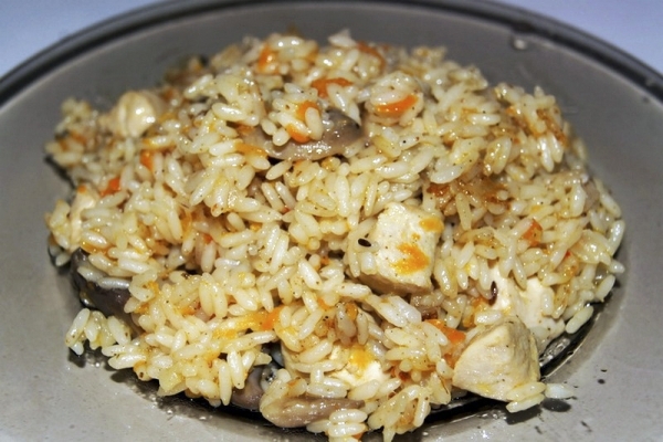 Плов из курицы по-осетински