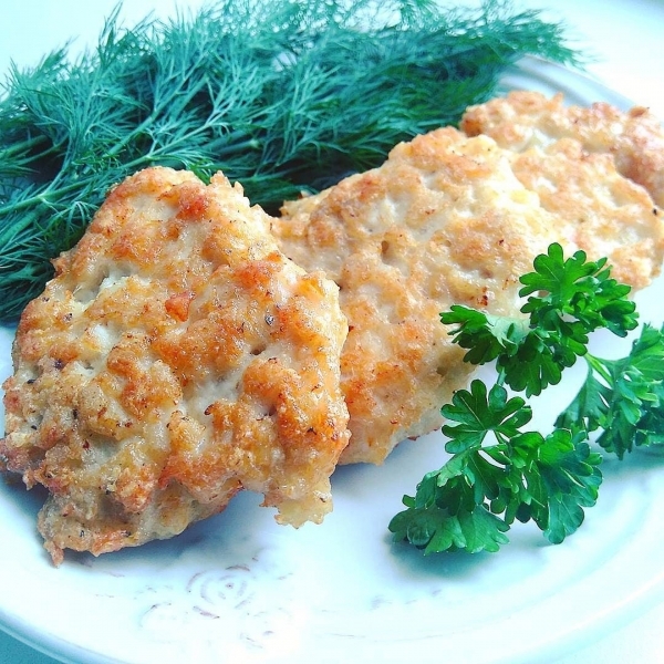Оладьи из куриного филе