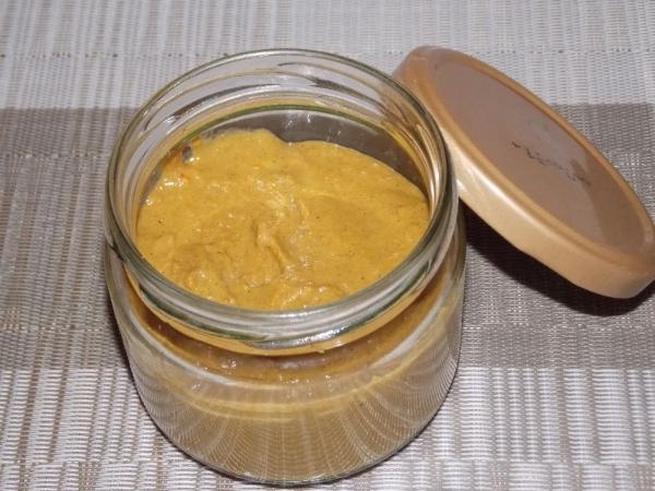 Домашняя горчица с мандариновой цедрой
