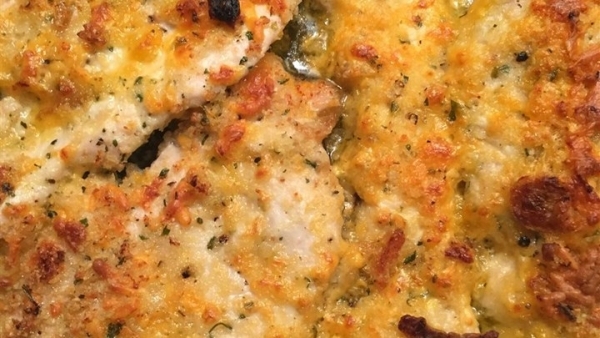 Чесночная курица с сыром