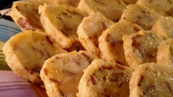 Печенье с беконом